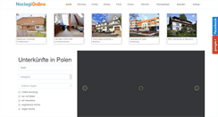 Desktop Screenshot of de.noclegi-online.pl